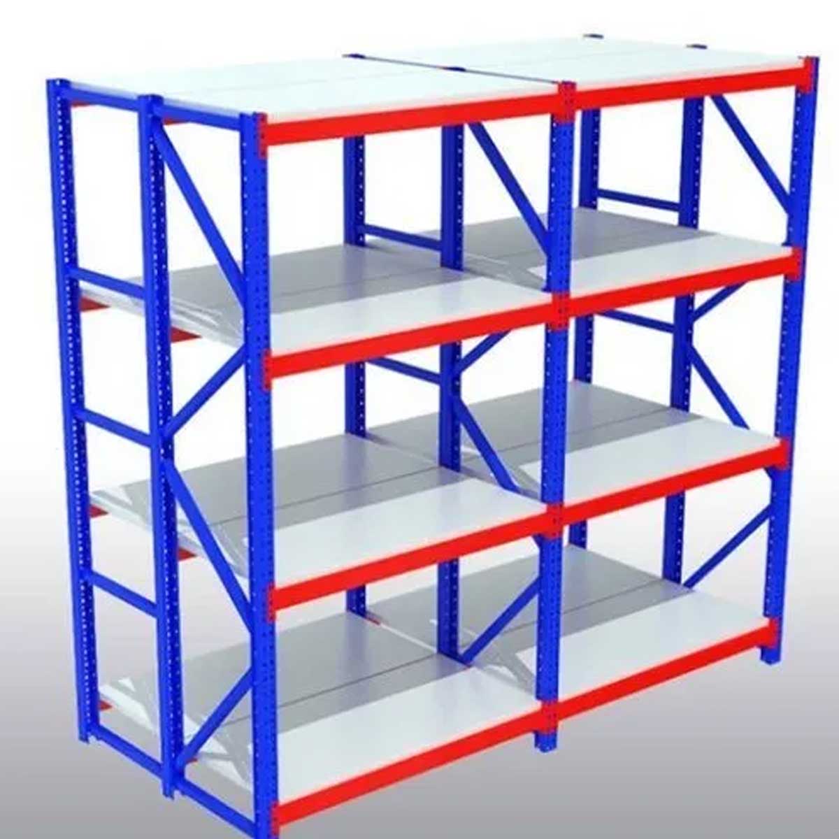 Industrial Heavy Duty Slotted Angle Racks Manufacturers in Paonta Sahib